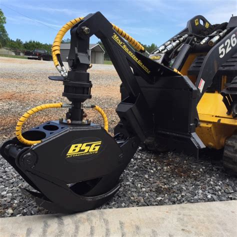 mini skid grapple|rotating grapple for skid steer.